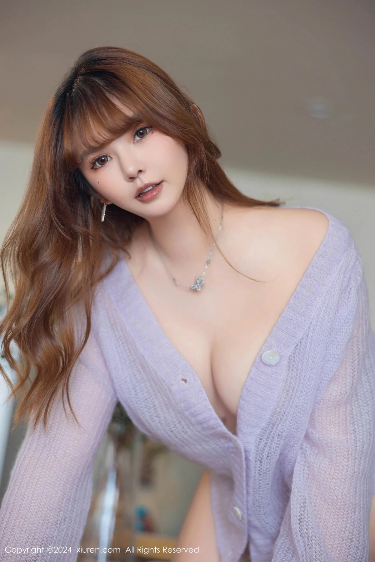 秀人集.com_[XiuRen秀人网]No.8228_模特张思允Nice性感灰色轻透上衣配无内肉丝秀惹火身材诱惑写真85P
