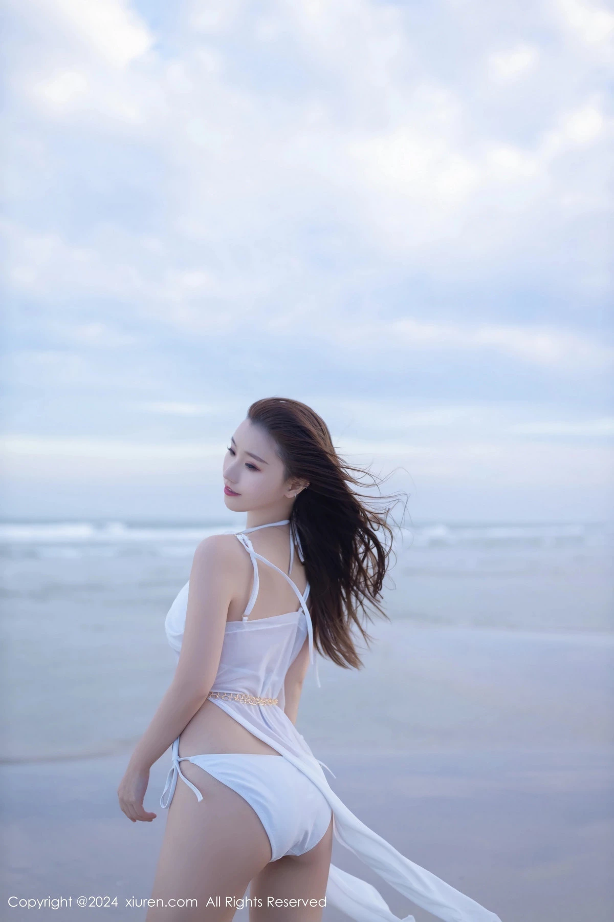 秀人集.com_[XiuRen秀人网]No.8123_模特杏子Yada户外性感白色比基尼服饰秀完美身材迷人诱惑写真81P