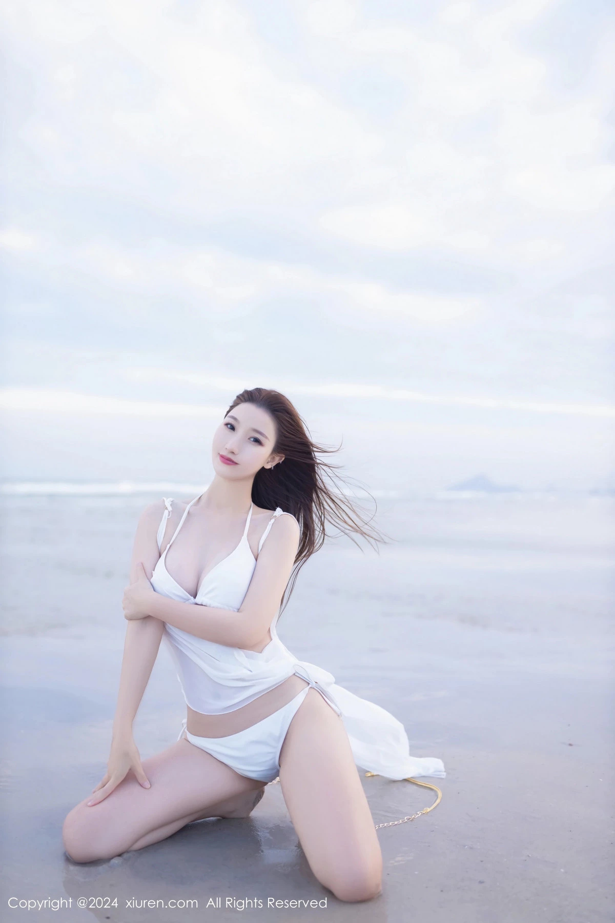 秀人集.com_[XiuRen秀人网]No.8123_模特杏子Yada户外性感白色比基尼服饰秀完美身材迷人诱惑写真81P