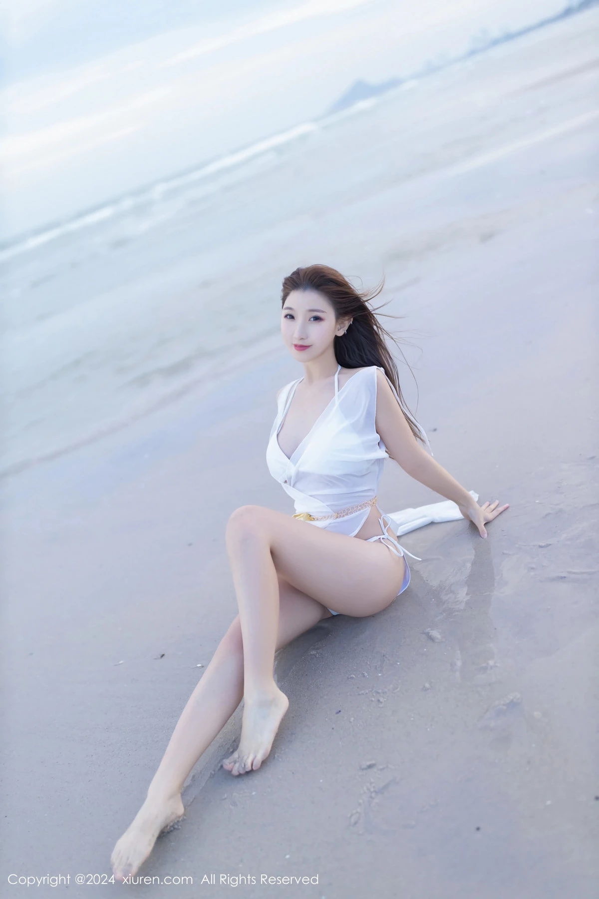 秀人集.com_[XiuRen秀人网]No.8123_模特杏子Yada户外性感白色比基尼服饰秀完美身材迷人诱惑写真81P