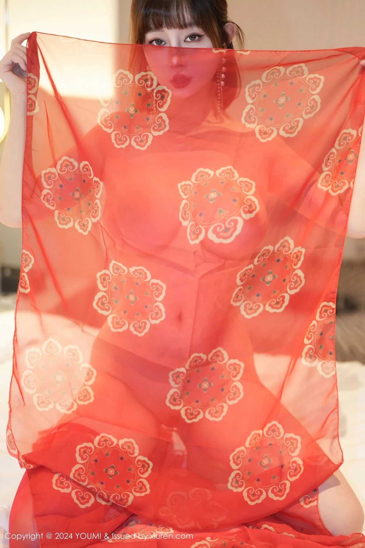 秀人集.com_[YouMi尤蜜荟]Vol.1034_模特王雨纯异域风情性感红色情趣服配红丝袜秀丰满身材诱惑写真90P