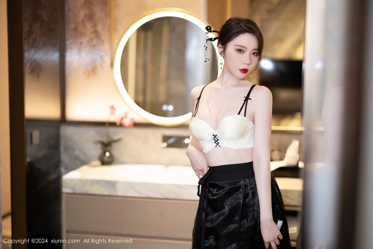 秀人集.com_[XiuRen秀人网]No.8465_模特梦心玥性感黑色长裙露浅黄色内衣秀高挑曼妙身姿诱惑写真82P