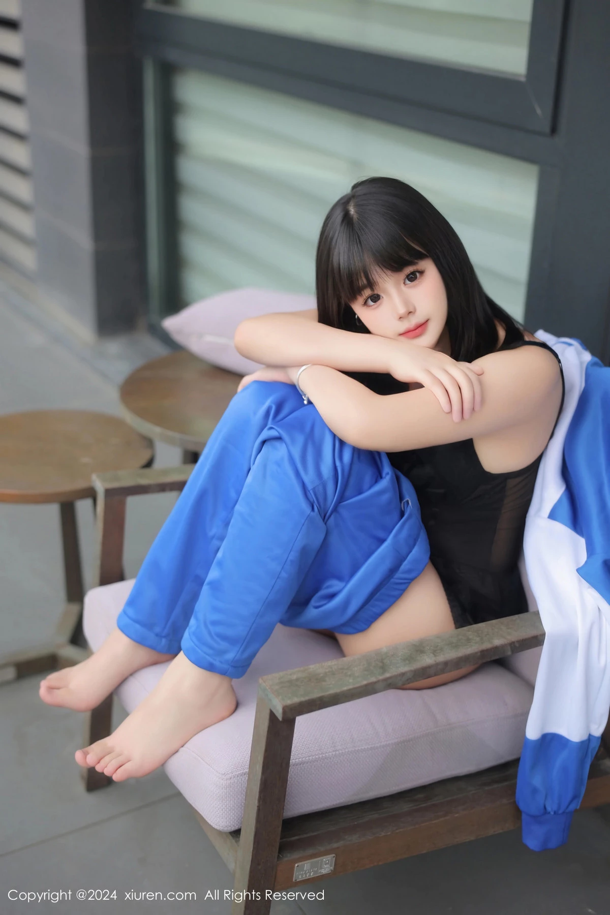 秀人集.com_[XiuRen秀人网]No.8648_模特徐若兮性感学生装露黑色蕾丝情趣内衣秀曼妙身姿诱惑写真78P