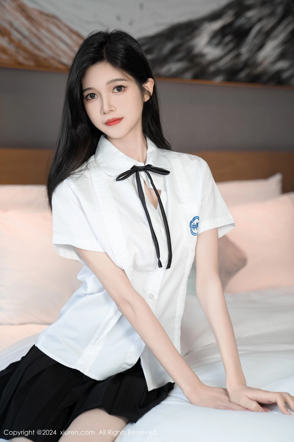 秀人集.com_[XiuRen秀人网]No.8671_模特程程程性感学生制服半脱露粉色内衣秀苗条身材迷人诱惑写真90P
