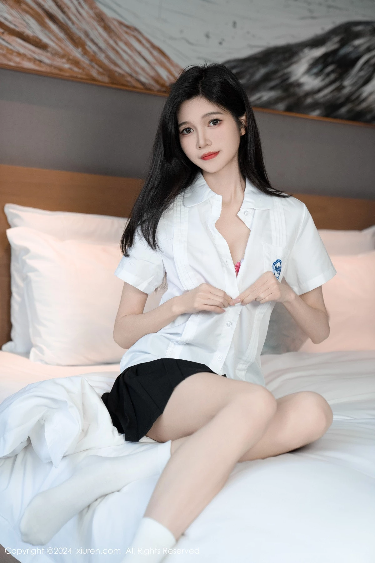 秀人集.com_[XiuRen秀人网]No.8671_模特程程程性感学生制服半脱露粉色内衣秀苗条身材迷人诱惑写真90P