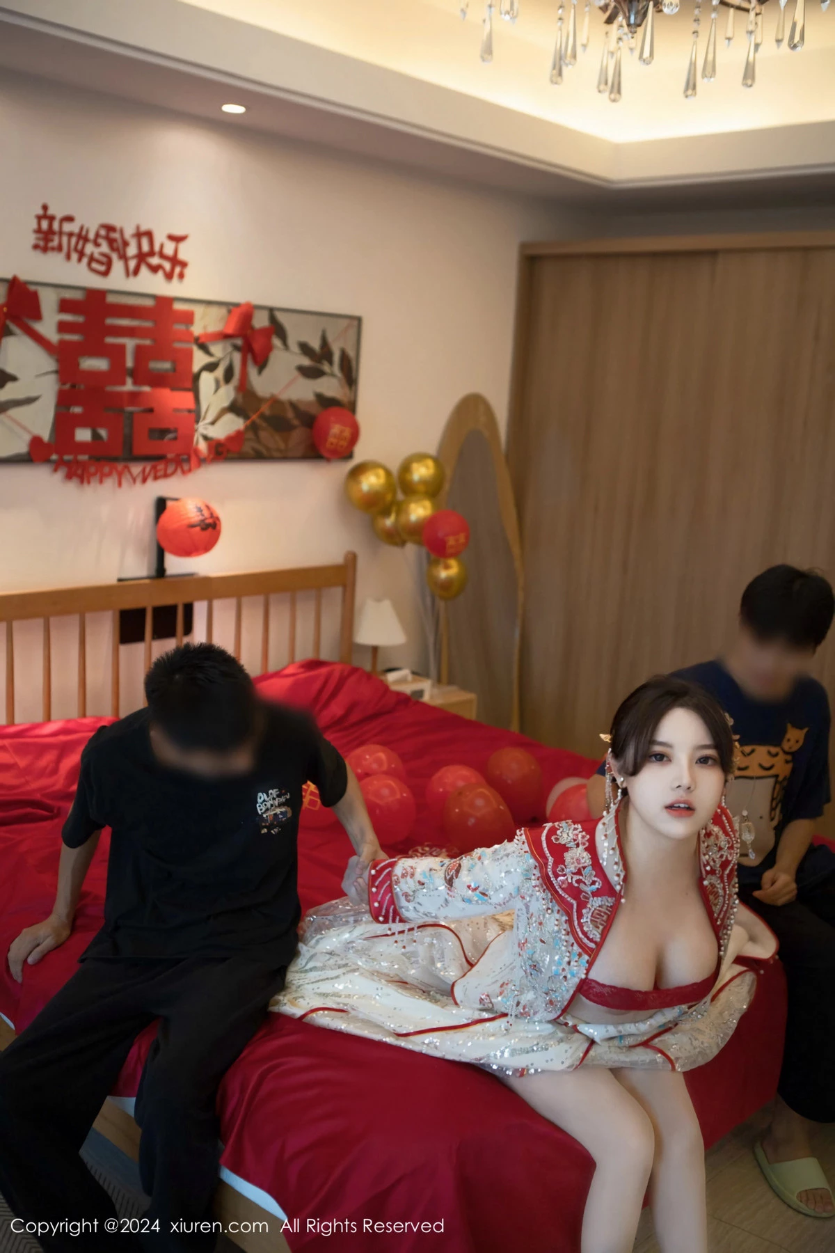 秀人集.com_[XiuRen秀人网]No.8780_模特豆瓣酱闹新娘主题红色新娘装配超薄肉丝秀丰腴身材诱惑写真111P