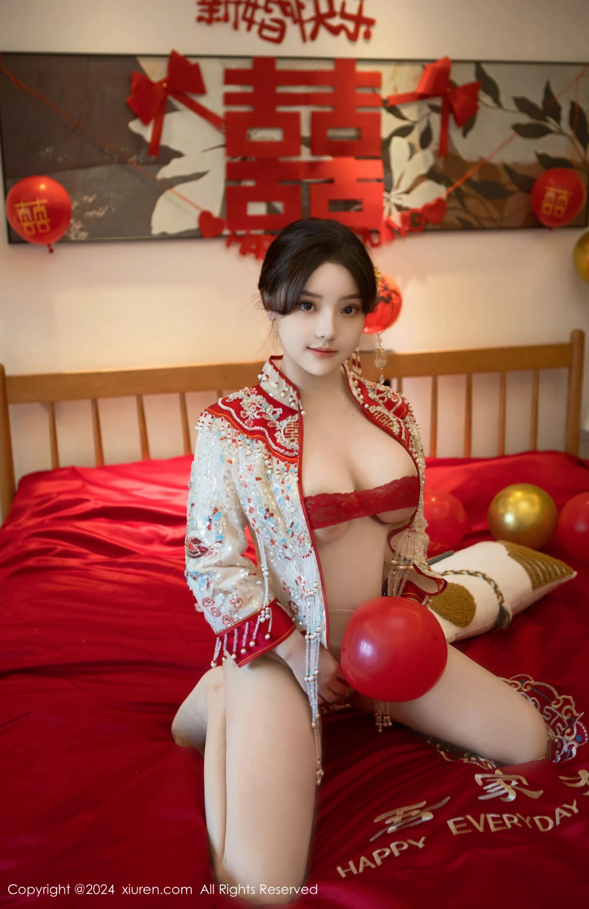 秀人集.com_[XiuRen秀人网]No.8780_模特豆瓣酱闹新娘主题红色新娘装配超薄肉丝秀丰腴身材诱惑写真111P