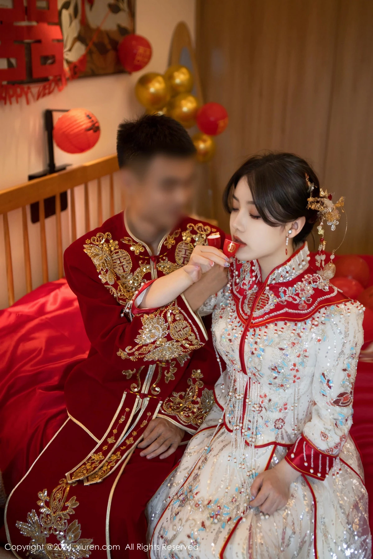 秀人集.com_[XiuRen秀人网]No.8780_模特豆瓣酱闹新娘主题红色新娘装配超薄肉丝秀丰腴身材诱惑写真111P