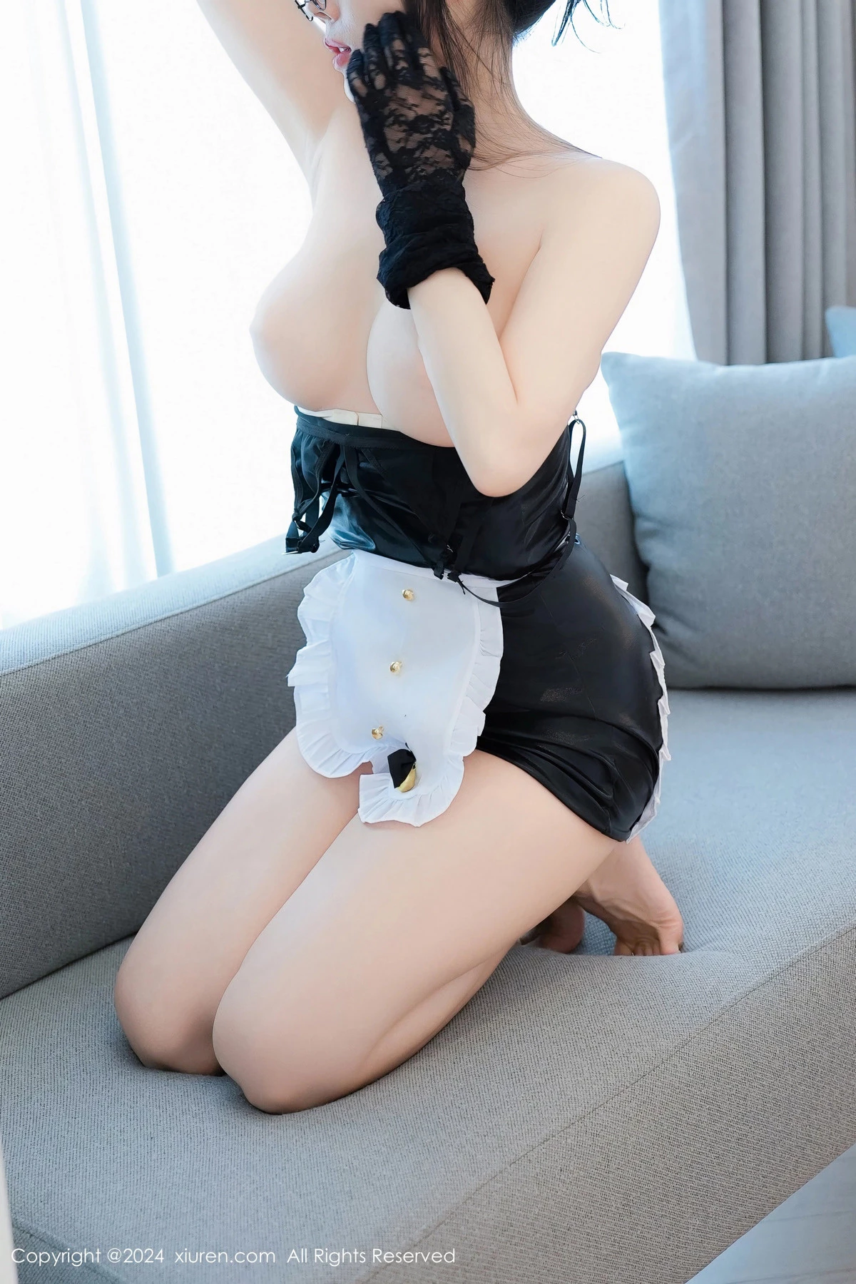 秀人集.com_[XiuRen秀人网]No.8781_新人模特奶呼呼Moka性感情趣兔女仆服半脱秀惹火身材诱惑写真70P