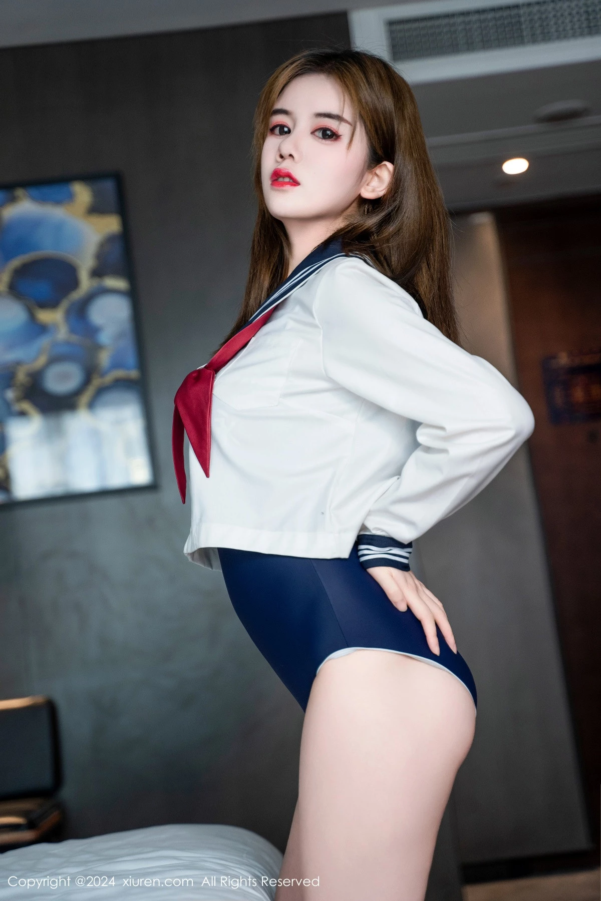 秀人集.com_[XiuRen秀人网]No.8819_新人模特凌彩烟私房浴缸性感学生服饰半脱秀丰满身材诱惑写真86P