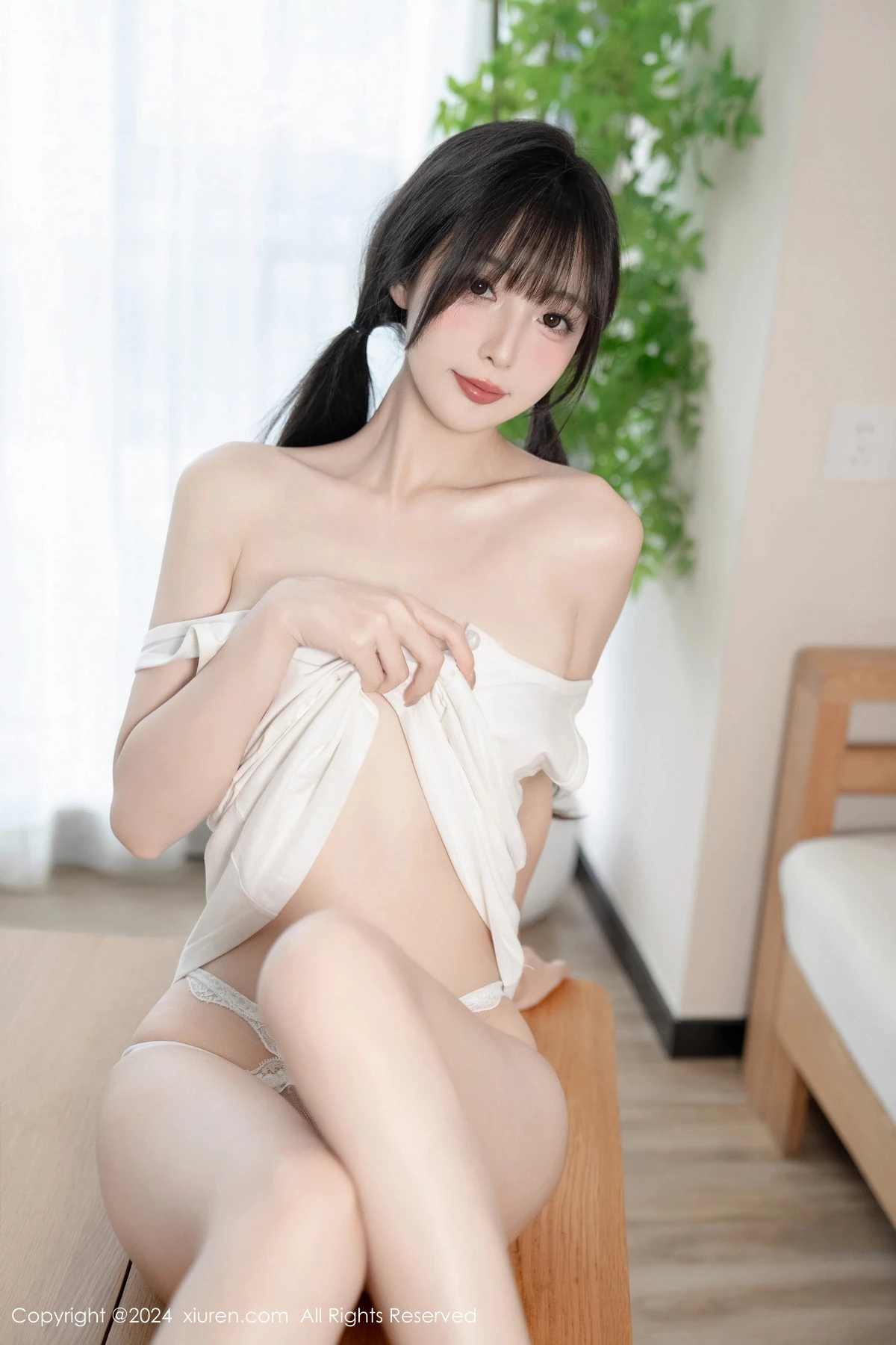 秀人集.com_[XiuRen秀人网]No.8952_模特林星阑双马尾主题性感白色情趣内衣秀曼妙身姿撩人诱惑写真83P