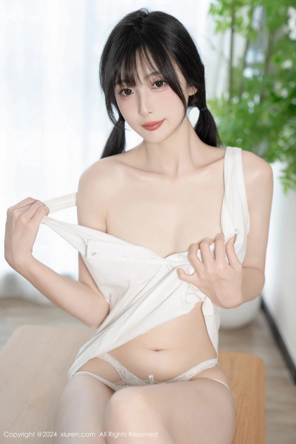秀人集.com_[XiuRen秀人网]No.8952_模特林星阑双马尾主题性感白色情趣内衣秀曼妙身姿撩人诱惑写真83P