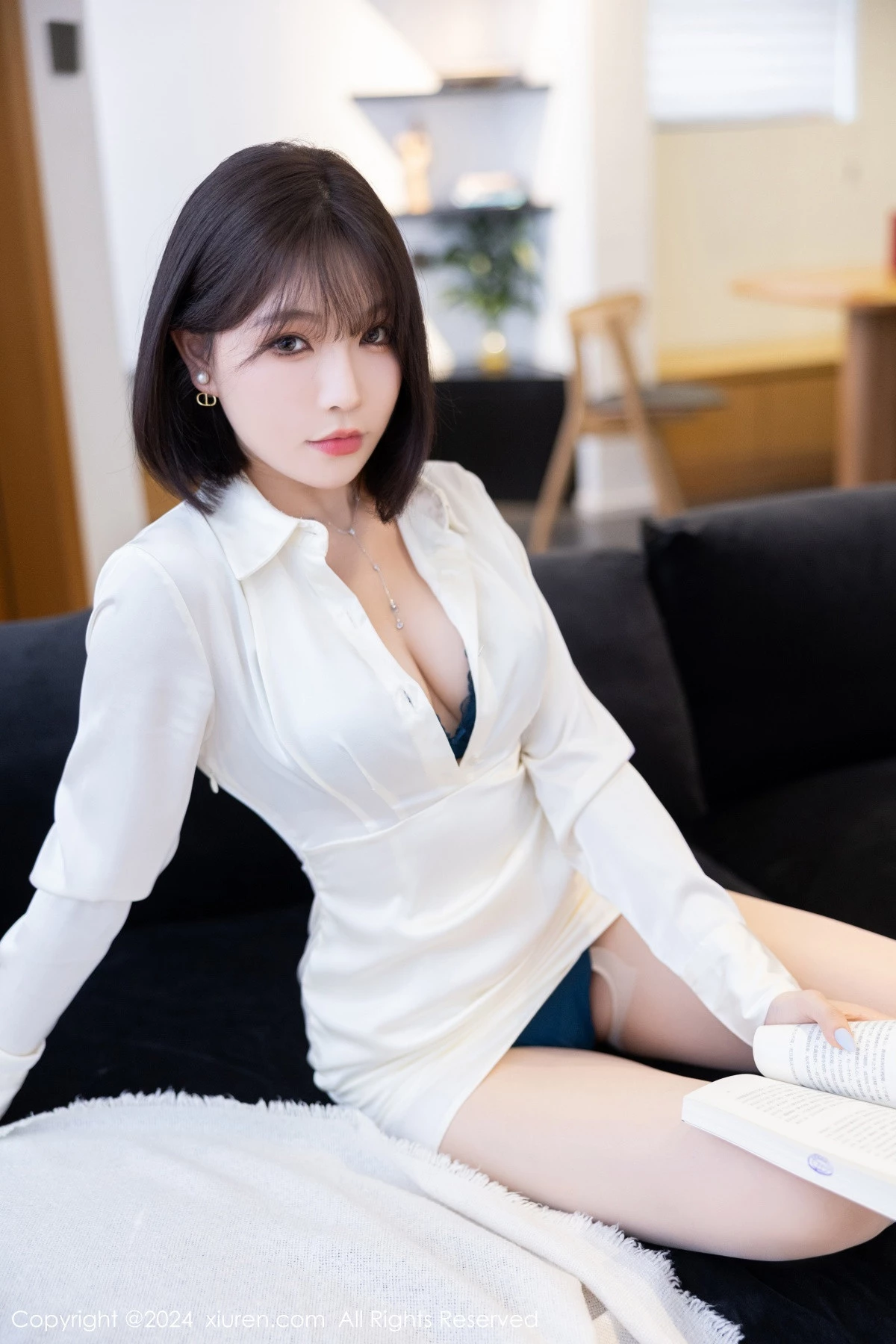 秀人集.com_[XiuRen秀人网]No.8963_女神徐莉芝Booty性感白色服饰露蓝色内衣配白丝袜迷人诱惑写真87P