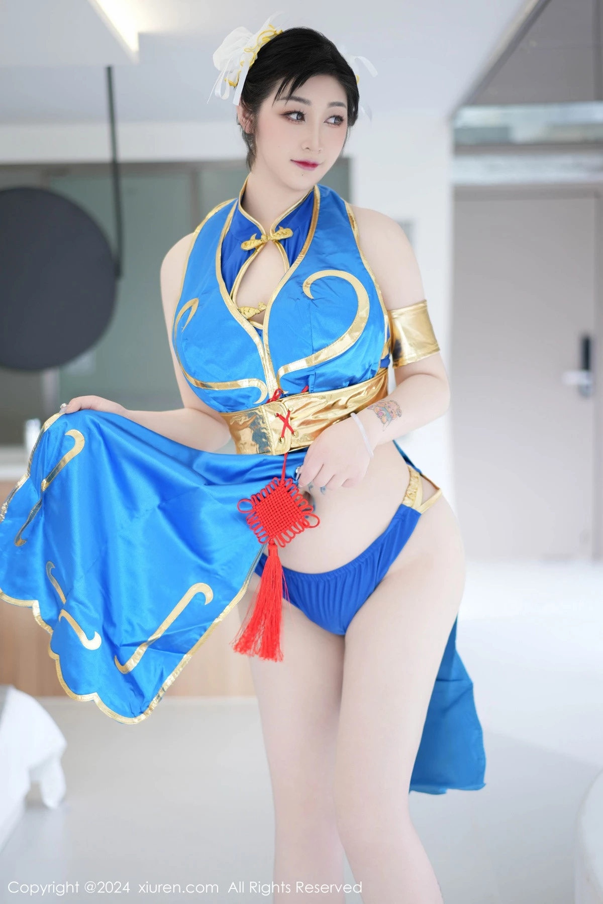秀人集.com_[XiuRen秀人网]No.8886_女神妲己_Toxic性感蓝色造型服饰露蓝色内衣秀丰满身材诱惑写真73P