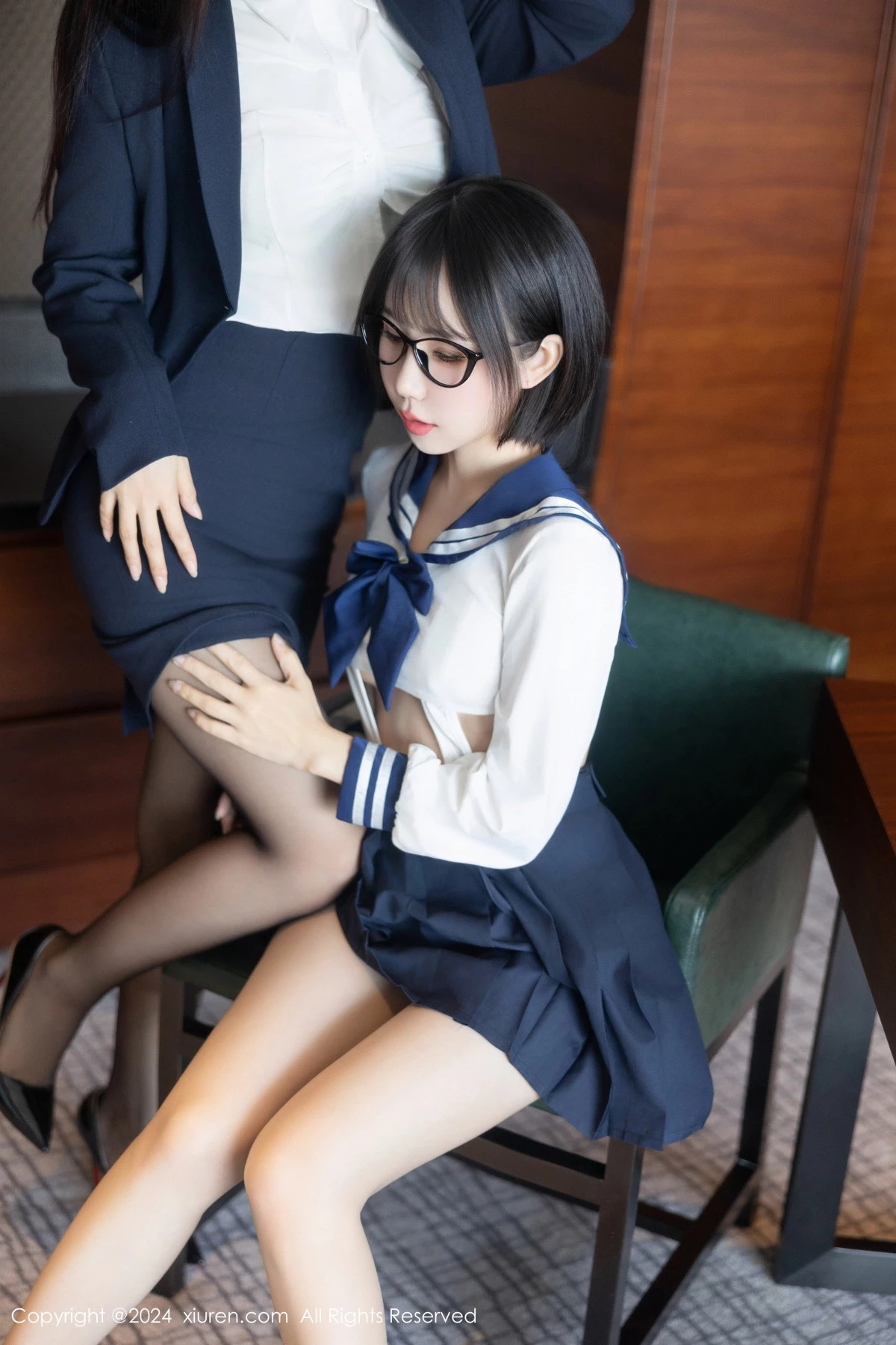 秀人集.com_[XiuRen秀人网]No.9065_模特合集小蛮妖Yummy私房性感姐妹花超薄黑丝秀美腿诱惑写真89P