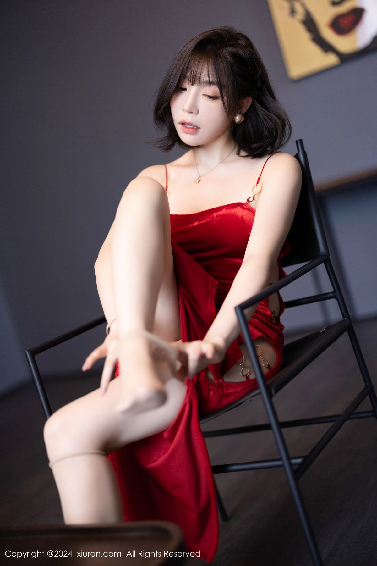 秀人集.com_[XiuRen秀人网]No.9229_女神徐莉芝Booty红色吊带连衣裙露情趣内衣秀曼妙身姿诱惑写真90P