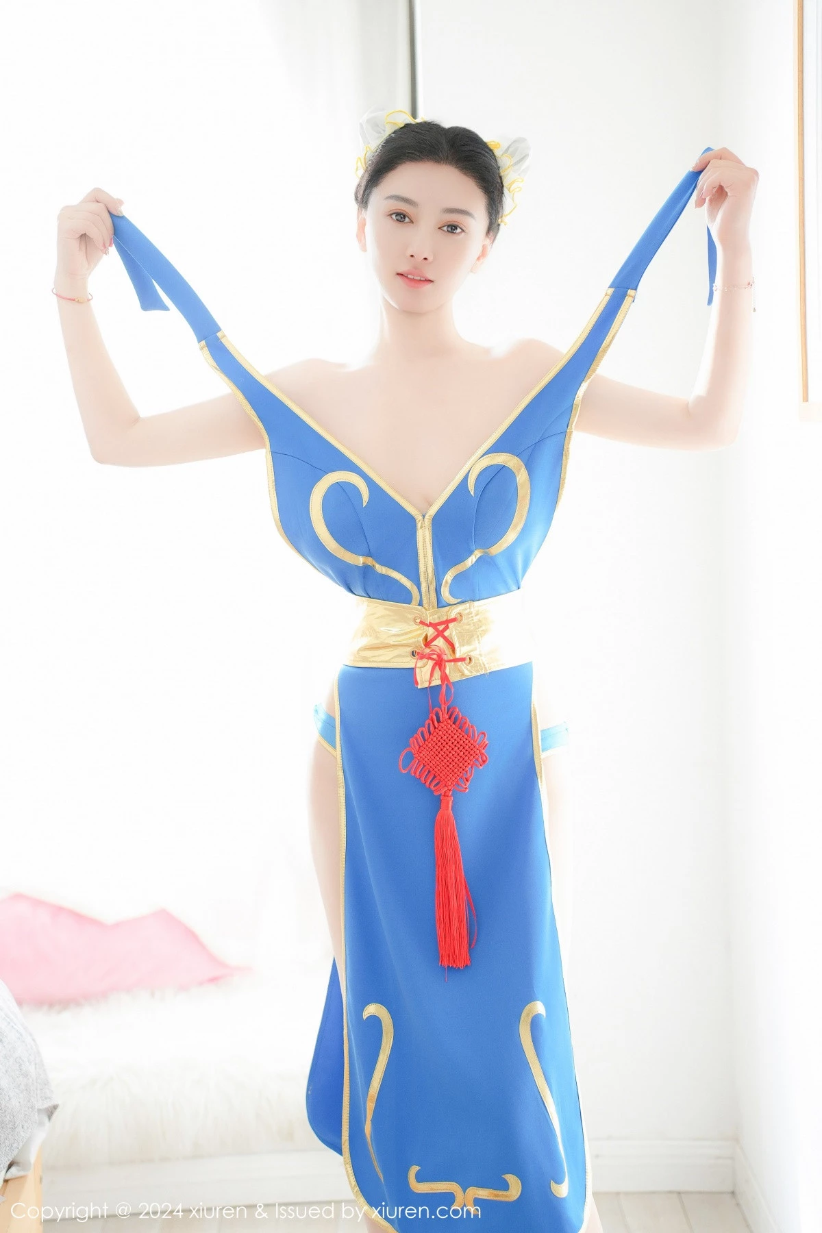 秀人集.com_[XiuRen秀人网]No.9252_模特雅茹老师性感蓝色COSPLAY服饰秀白嫩柔美身姿诱惑写真61P