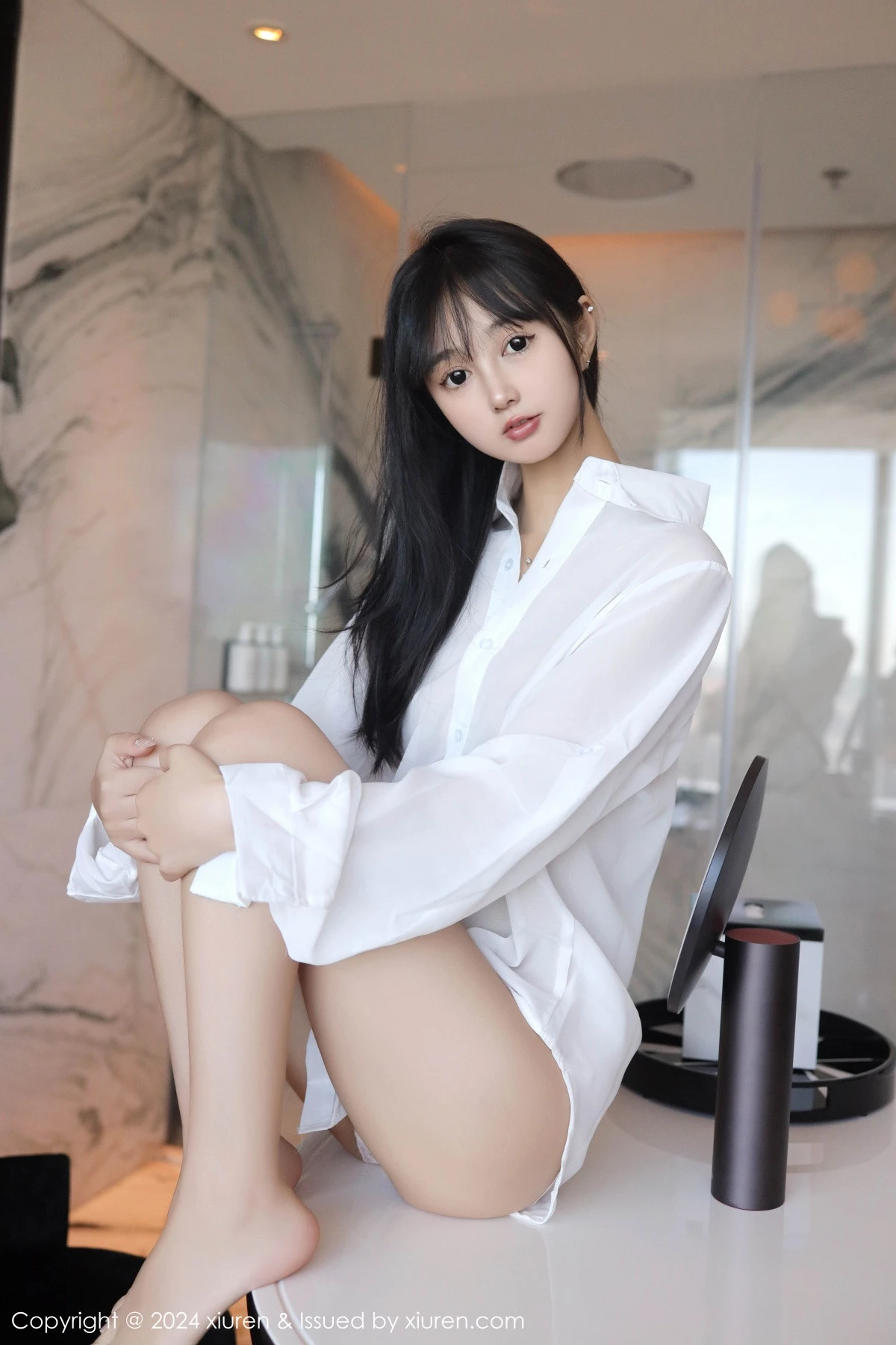 秀人集.com_[XiuRen秀人网]No.9251_新人模特林好好私房浴室性感白色衬衣半脱秀曼妙身姿诱惑写真67P