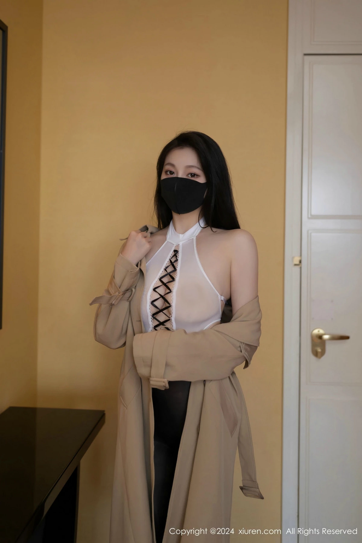 秀人集.com_[XiuRen秀人网]No.9436_模特安然anran私房性感白色内衣配黑丝吊袜秀柔美身段诱惑写真80P