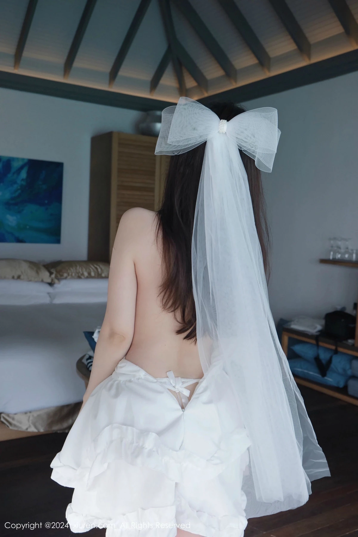 秀人集.com_[XiuRen秀人网]No.9535_模特糯美子MINIbabe性感白色婚纱配情趣内衣秀惹火身材诱惑写真59P