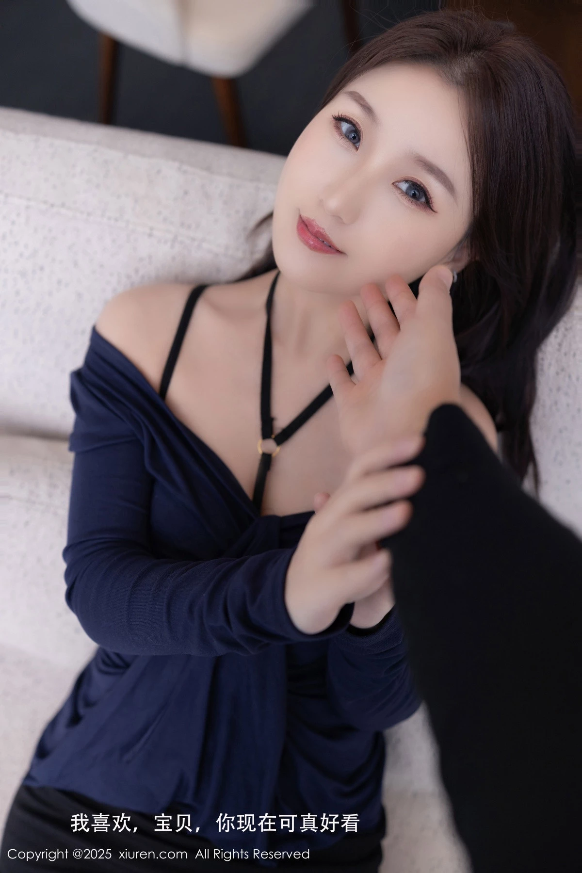 秀人集.com_[XiuRen秀人网]No.9729_模特杏子Yada性感黑色蕾丝情趣内衣配黑丝袜秀曼妙身姿诱惑写真79P