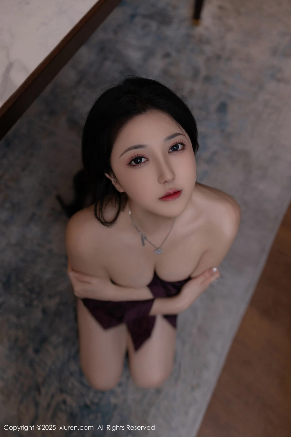 秀人集.com_[XiuRen秀人网]No.9744_模特鱼子酱Fish性感紫色OL服饰露超薄黑丝秀曼妙身姿诱惑写真81P