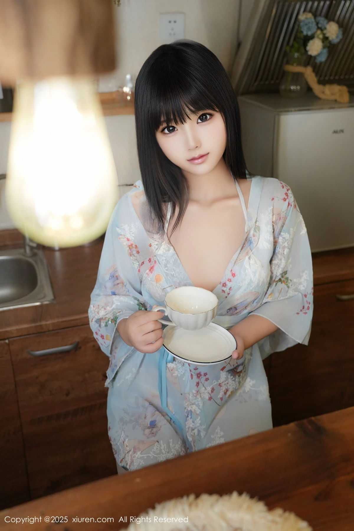 秀人集.com_[XiuRen秀人网]No.9760_模特姚若兮vay性感浅绿碎花情趣裙配白丝裤袜秀曼妙身姿诱惑写真51P