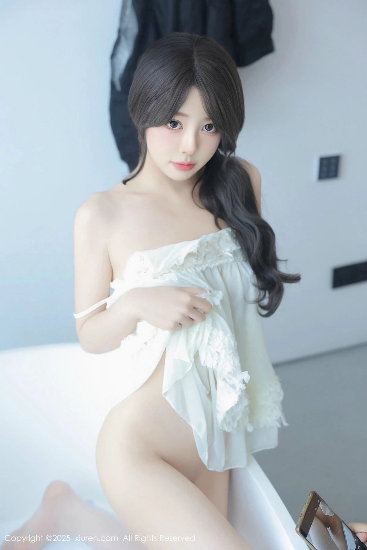 秀人集.com_[XiuRen秀人网]No.9851_模特桃妖夭浴室性感浅色连衣短裙配白丝袜湿身秀惹火身材诱惑写真113P
