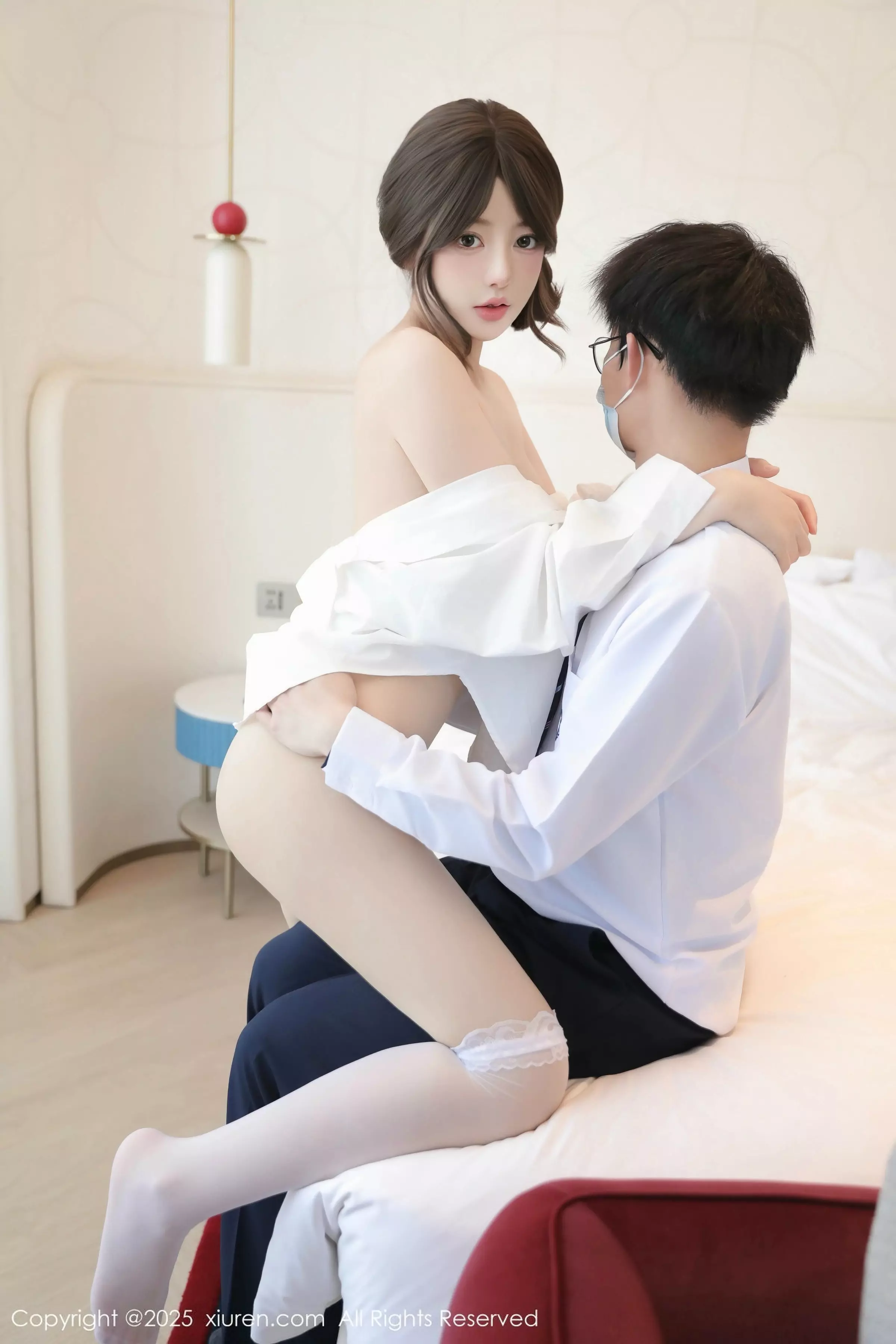 秀人集.com_[XiuRen秀人网]No.10036_模特桃妖夭性感白T露白色内衣配白色丝袜秀曼妙身姿诱惑写真86P