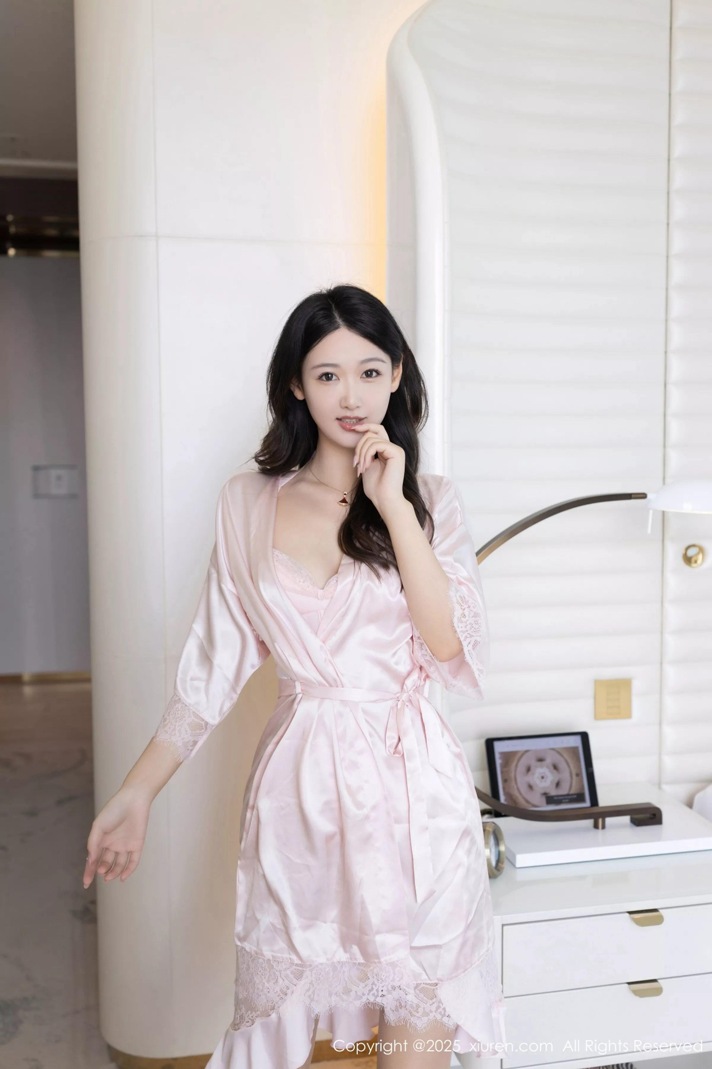 秀人集.com_[XiuRen秀人网]No.10150_模特唐安琪性感粉色连衣短裙露粉色内衣配肉丝袜秀美腿诱惑写真79P