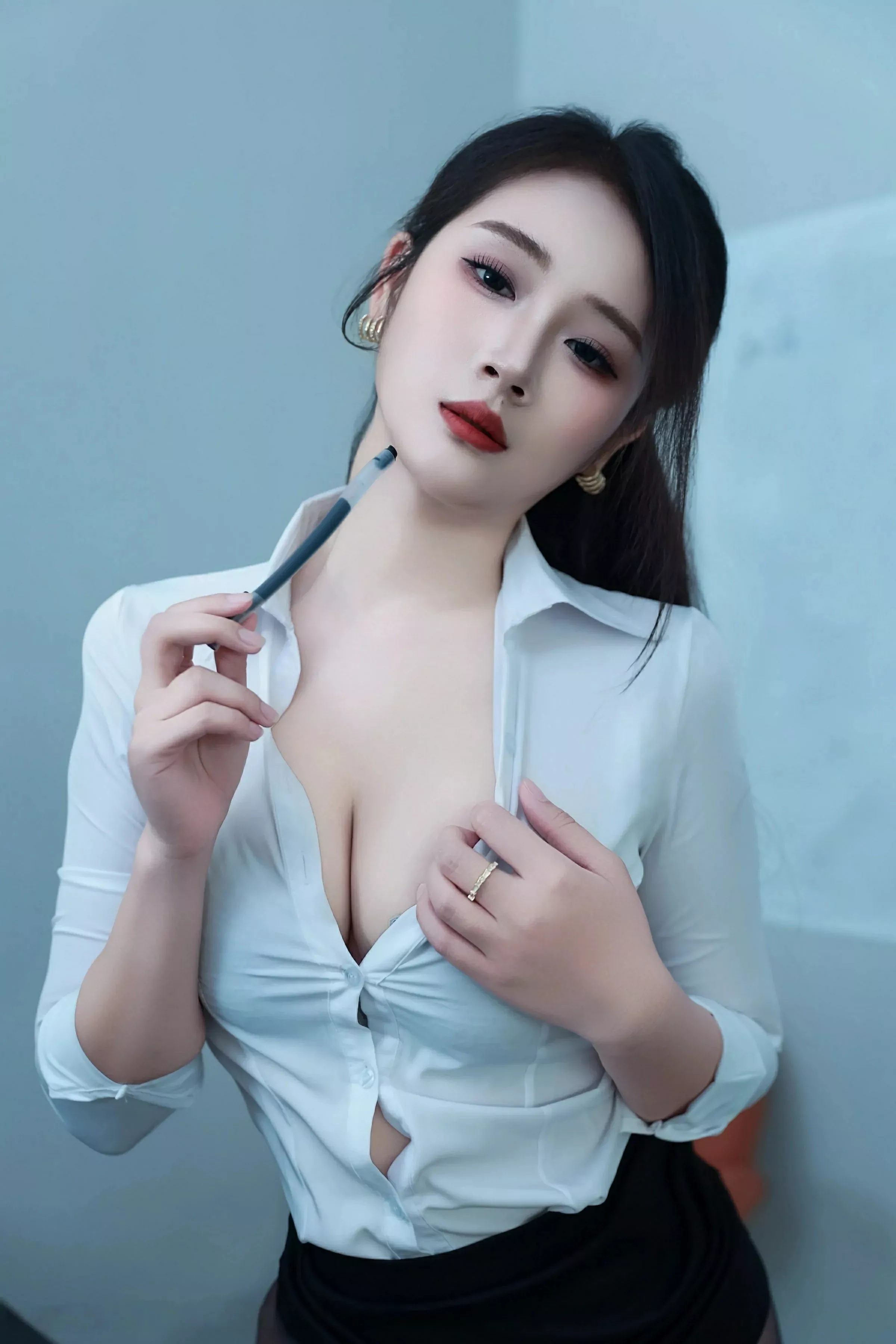 秀人集.com_[XiuRen秀人网]No.10406_模特南乔性感黑白职业装露黑色内衣配超薄黑丝秀美腿诱惑写真103P