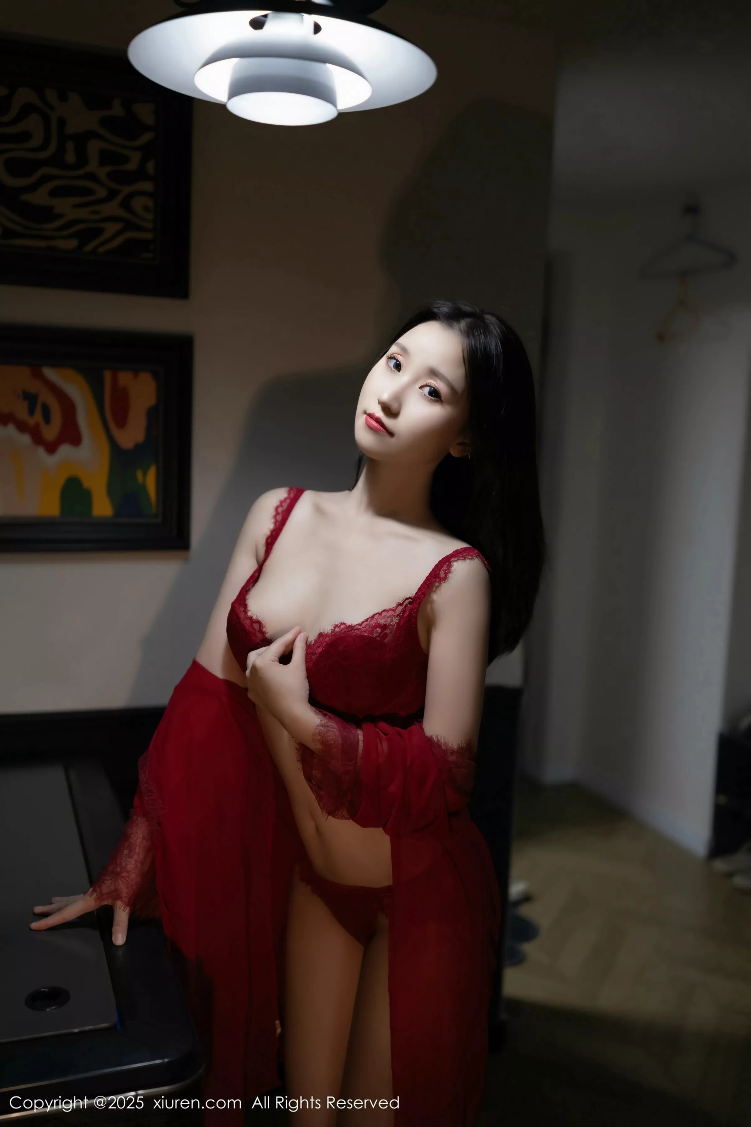 秀人集.com_[XiuRen秀人网]No.10463_模特杏子Yada性感红色情趣内衣配开档肉丝秀曼妙身姿诱惑写真83P