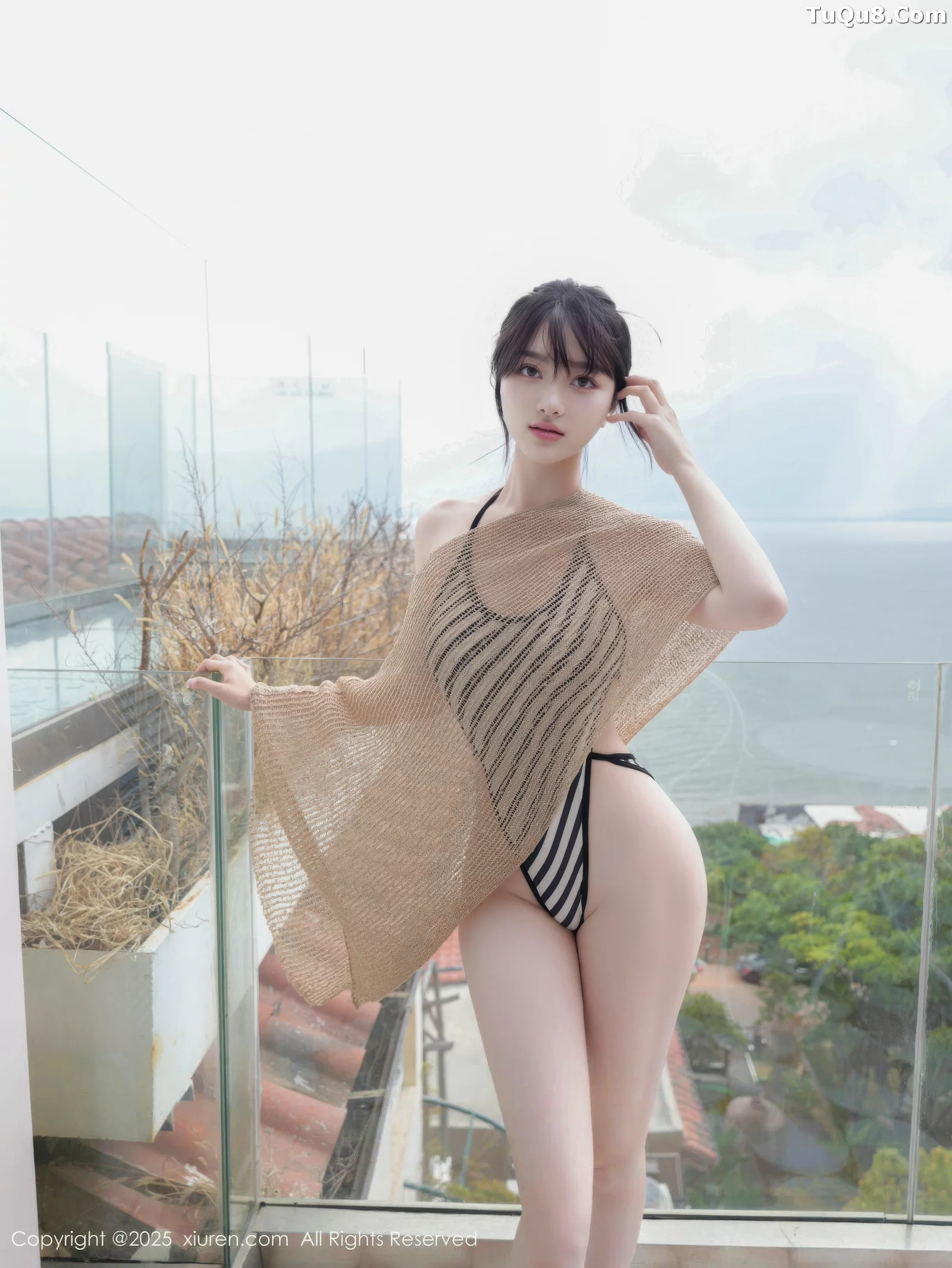 秀人集.com_[XiuRen秀人网]No.10698_模特白露lulu性感黑色连衣裙露黑白比基尼秀完美身材诱惑写真57P