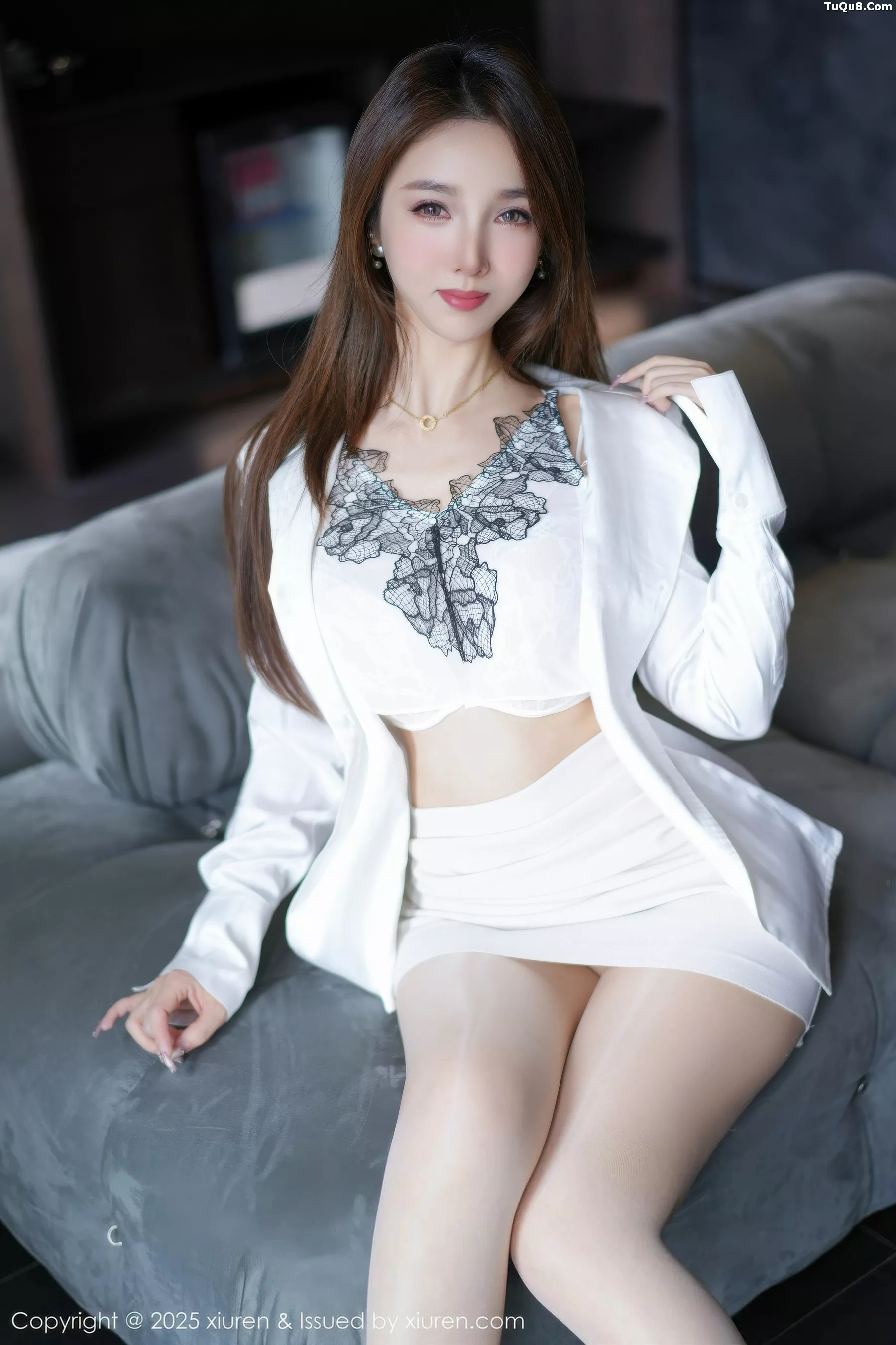 秀人集.com_[XiuRen秀人网]No.10872_模特桃桃·夭夭twins白色蕾丝内衣配超薄肉丝秀曼妙身姿诱惑写真60P