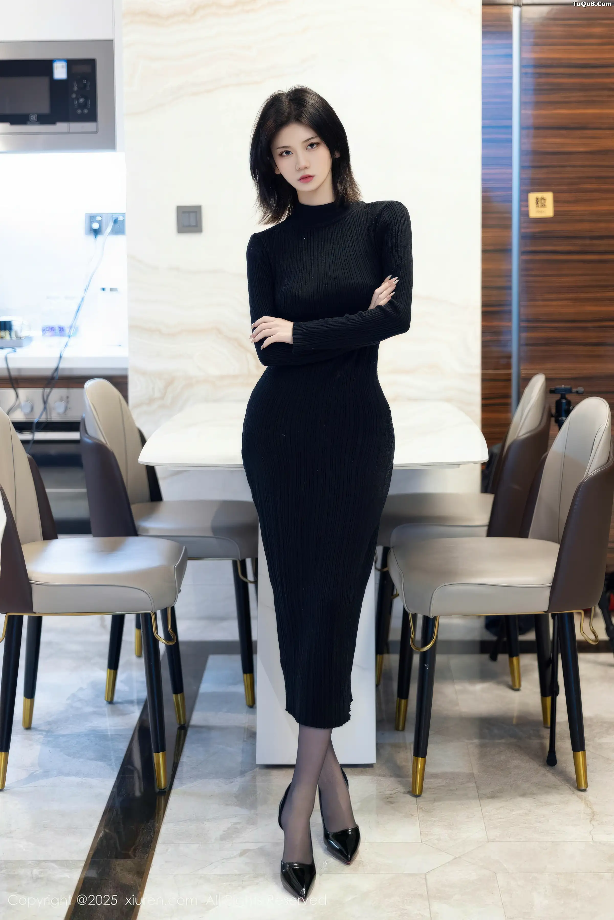 秀人集.com_[XiuRen秀人网]No.11036_新人模特赵语嫣Baby黑色连衣裙配超薄黑丝秀曼妙身材诱惑写真97P