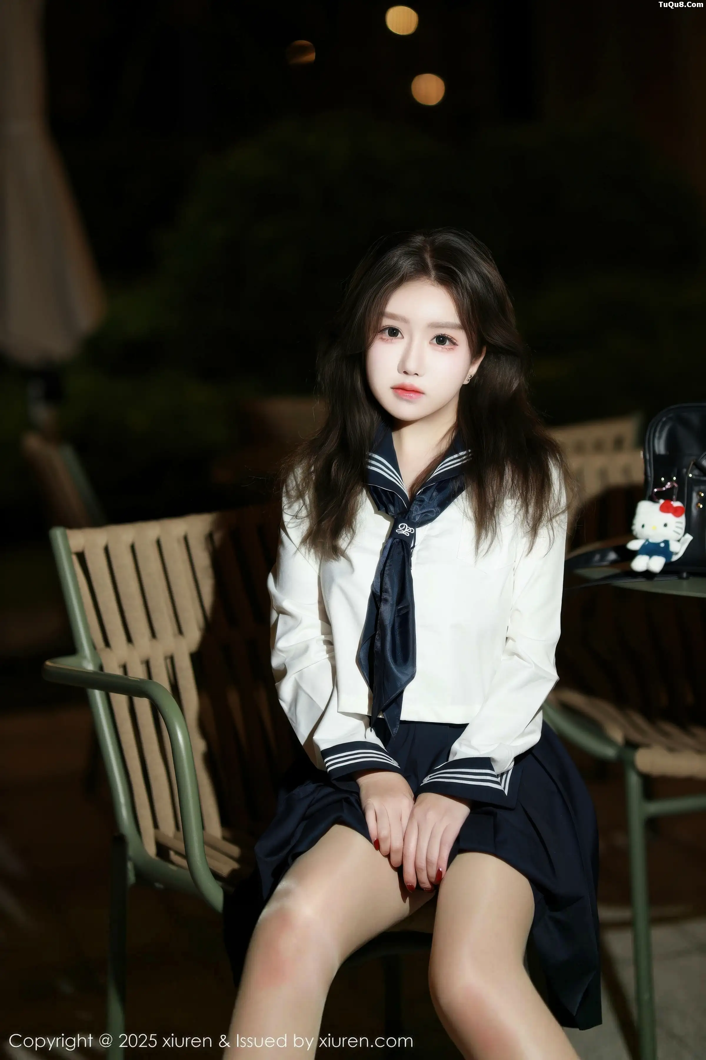 秀人集.com_[XiuRen秀人网]No.11071_模特小薯条nienie性感白T配黑色短裙露超薄黑丝秀美腿诱惑写真58P