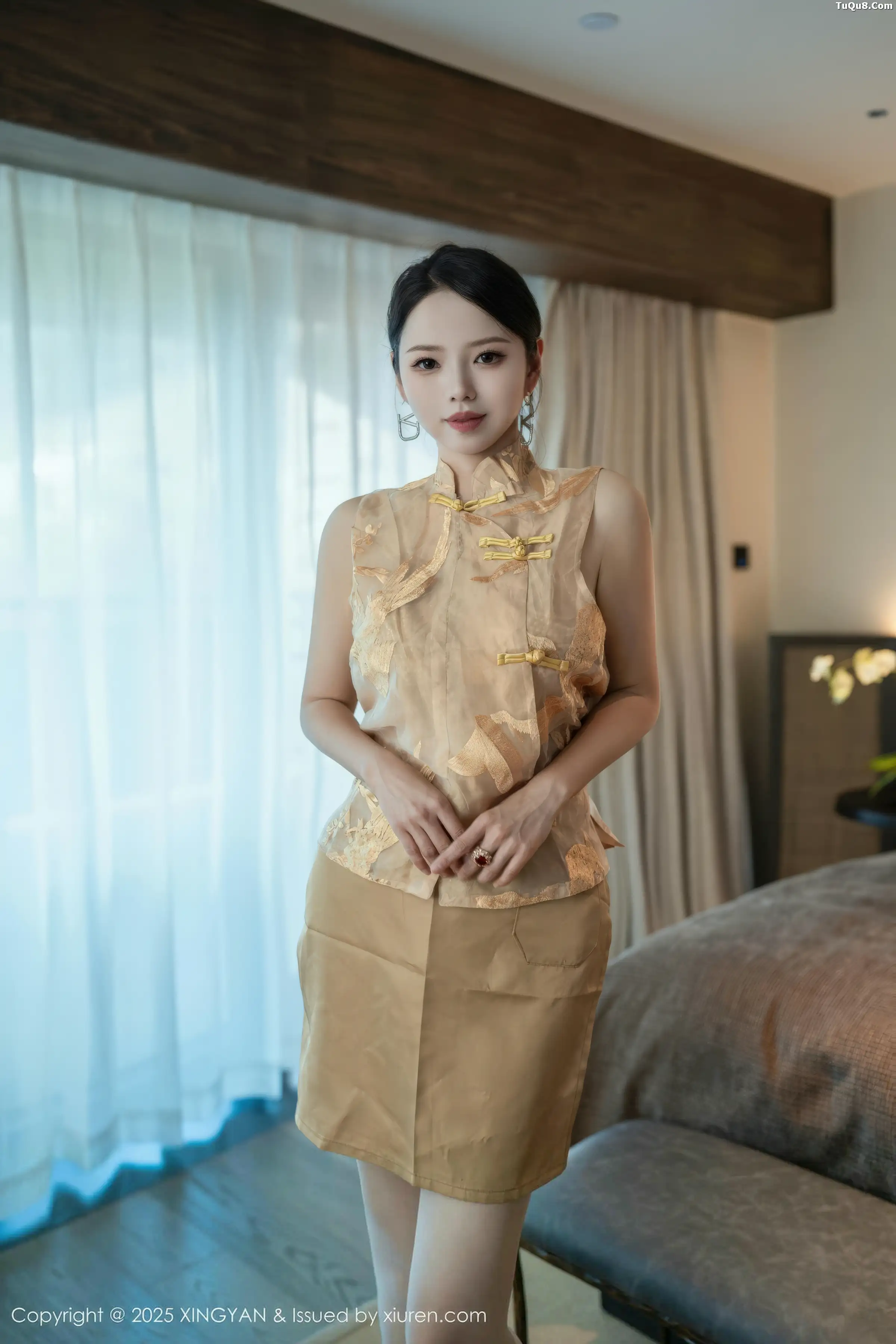 秀人集.com_[XINGYAN星颜社]VOL.441_模特大美妞儿性感白色珍珠内衣配开档白丝秀丰满身材诱惑写真68P