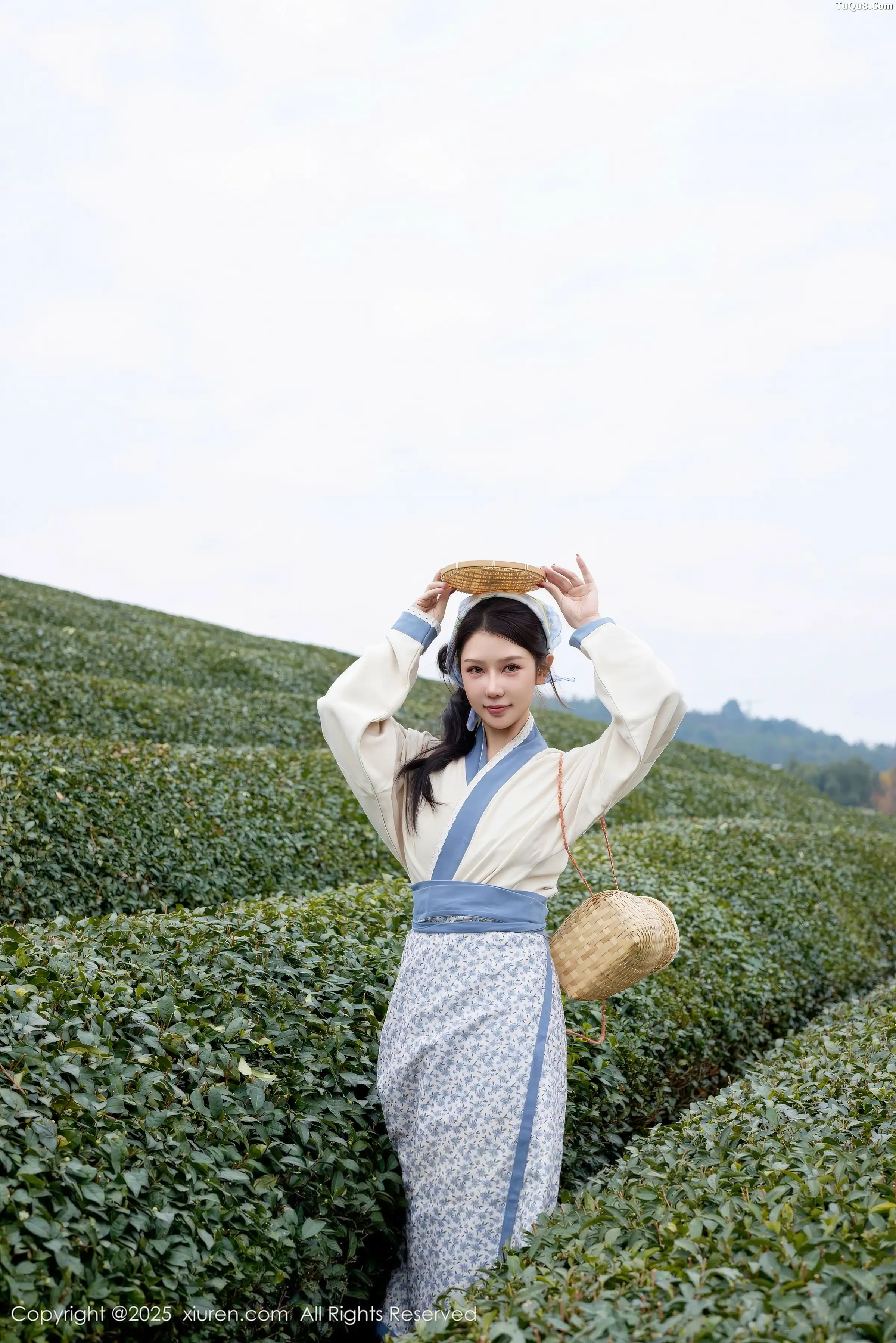 秀人集.com_[XiuRen秀人网]No.11098_模特尹甜甜户外采茶姑娘装扮性感长裙秀翘臀美腿迷人诱惑写真61P