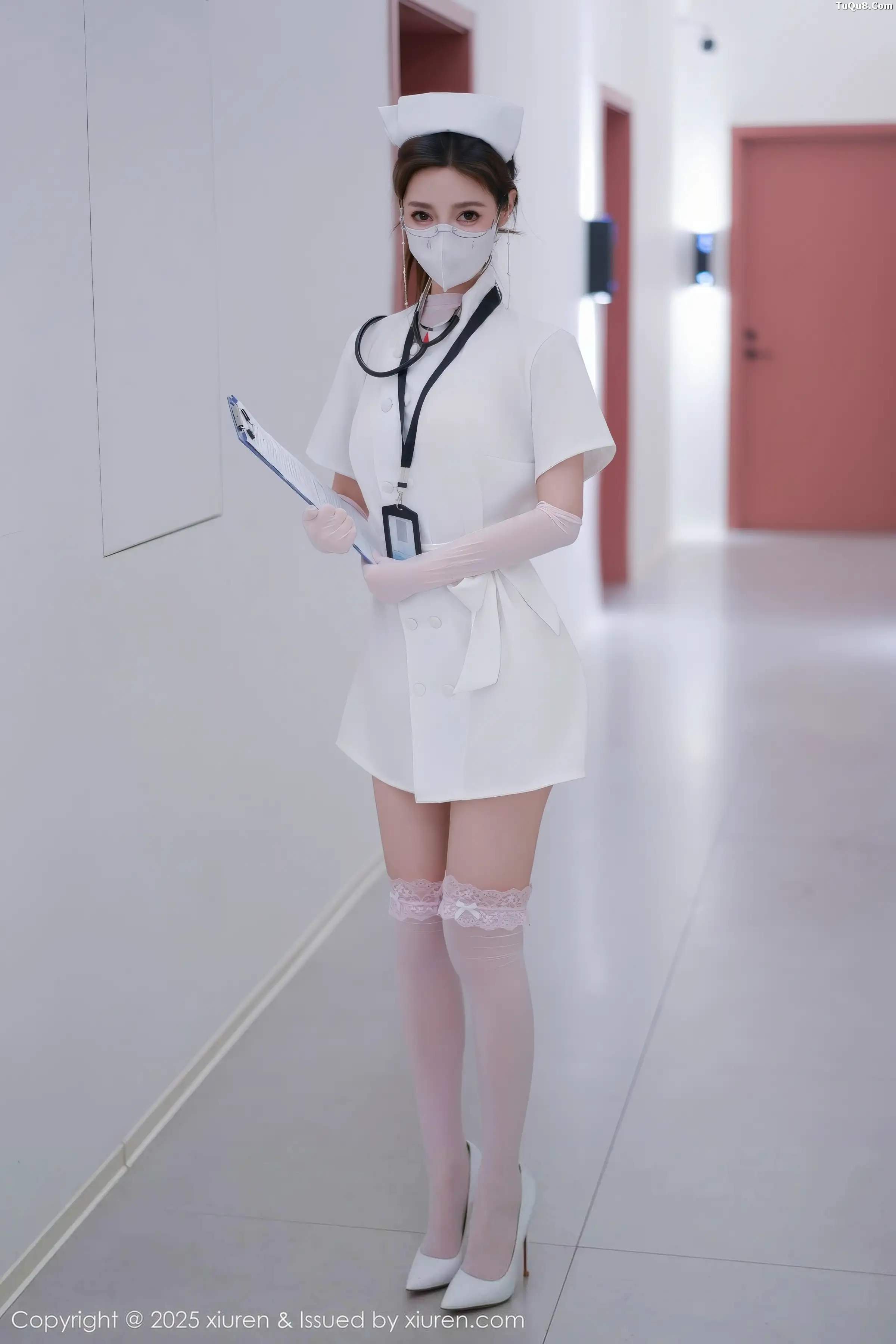 秀人集.com_[XiuRen秀人网]No.11099_模特Twins-桃桃性感护士服露白色情趣内衣秀曼妙身姿诱惑写真78P