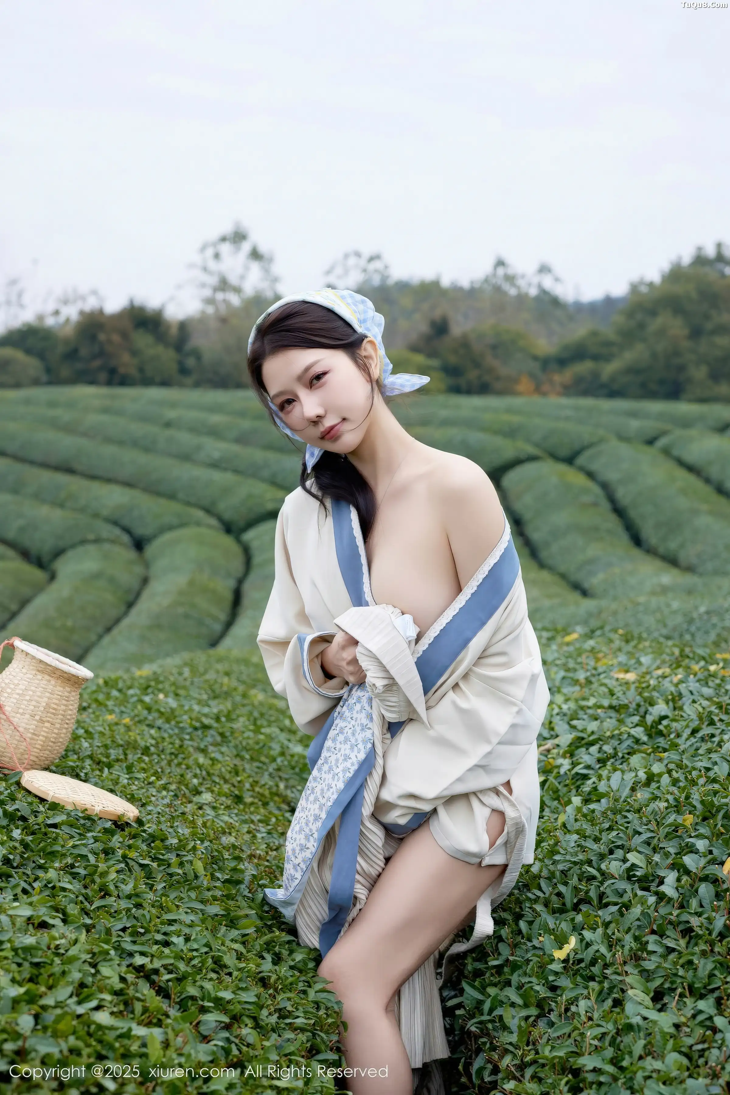 秀人集.com_[XiuRen秀人网]No.11098_模特尹甜甜户外采茶姑娘装扮性感长裙秀翘臀美腿迷人诱惑写真61P