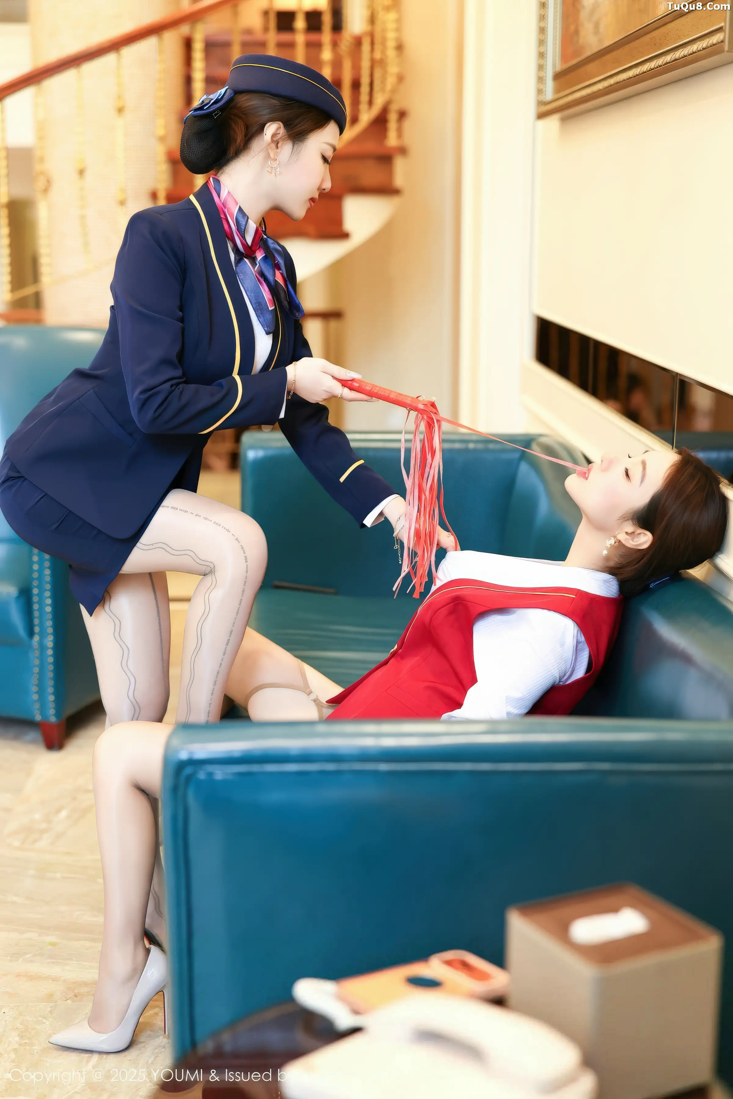 秀人集.com_[YouMi尤蜜荟]Vol.1189_模特合集Twins-桃桃＆Twins-夭夭私房性感内衣秀完美身材诱惑写真92P